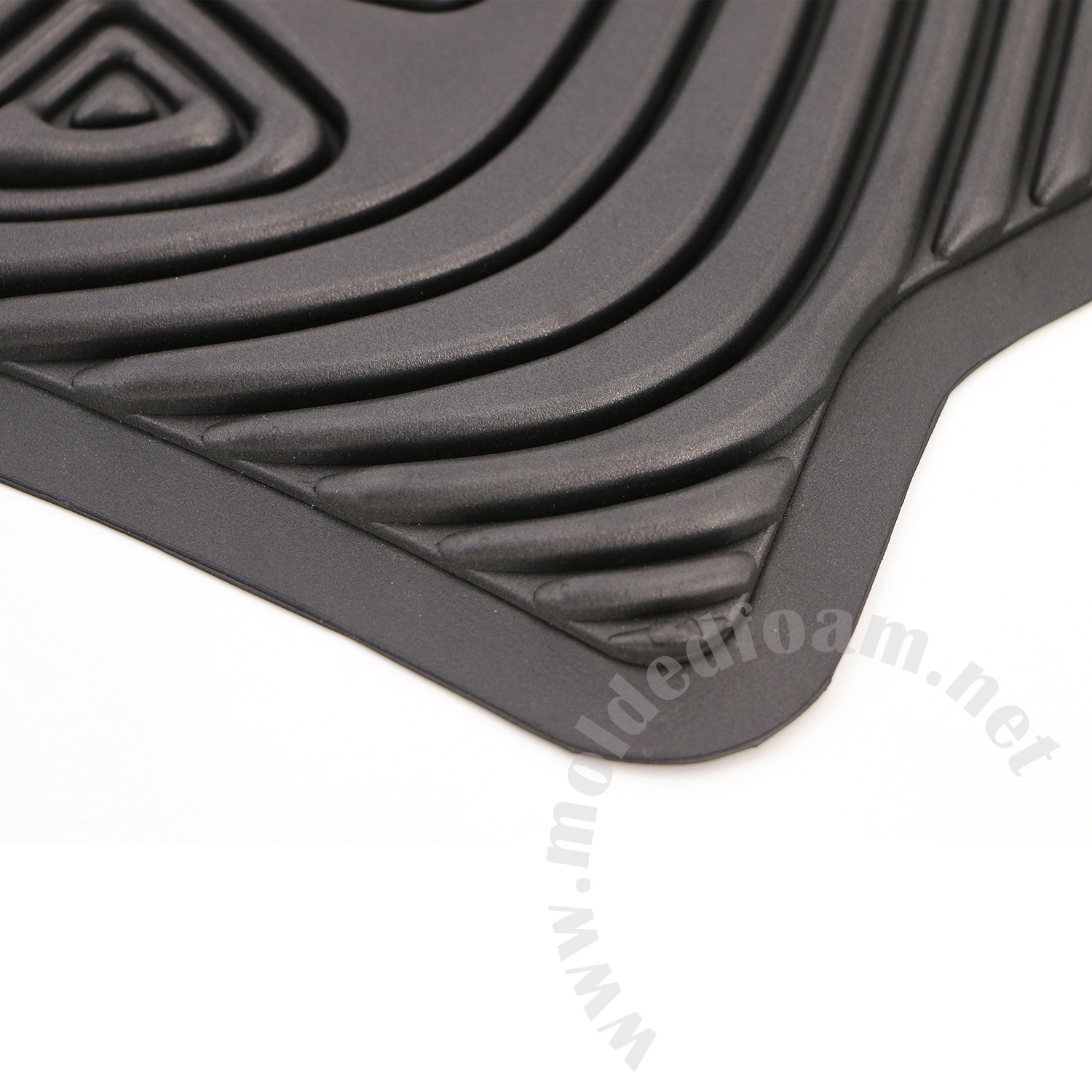 Black Hot compression molding high density foam parts for windsurf harness back support