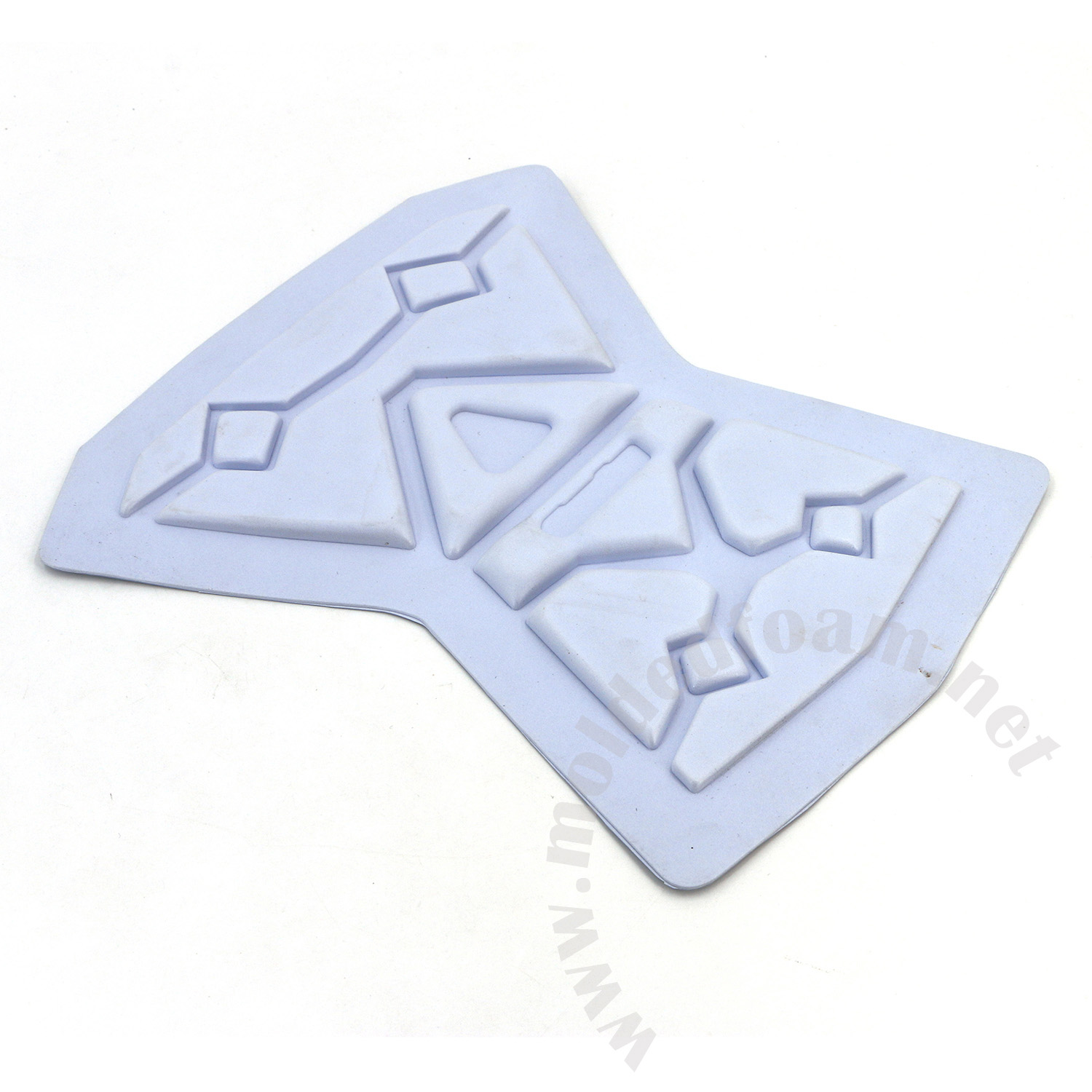 White soft Molded foam parts for Gaastra G5 PRO Harness back support