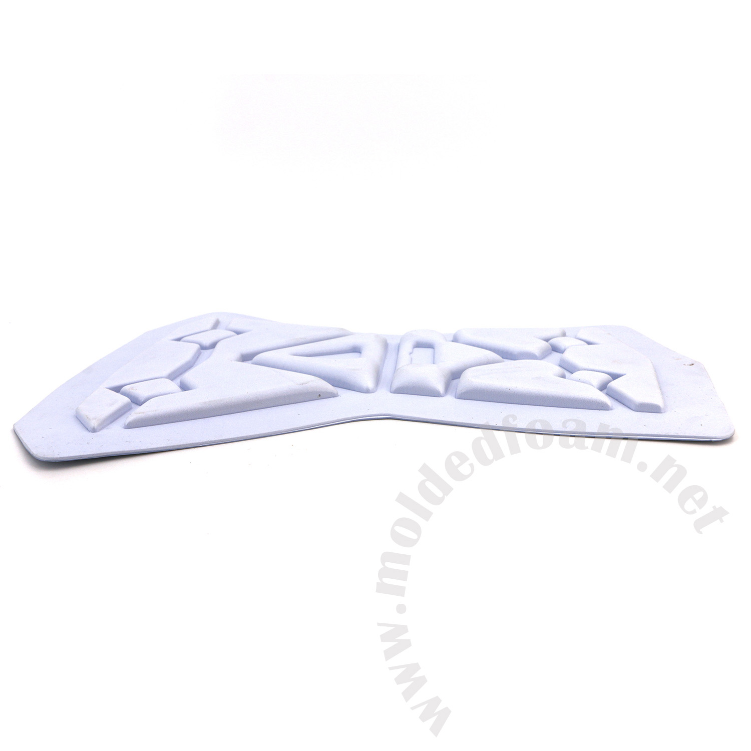 White soft Molded foam parts for Gaastra G5 PRO Harness back support