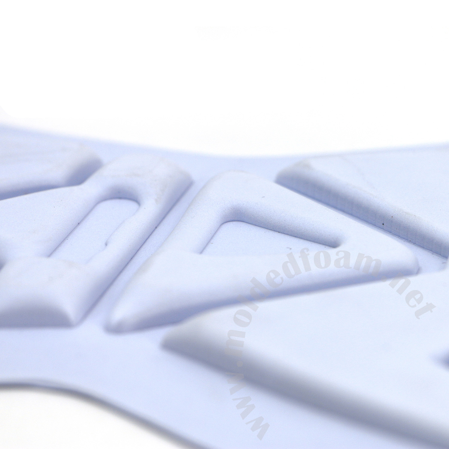 White soft Molded foam parts for Gaastra G5 PRO Harness back support
