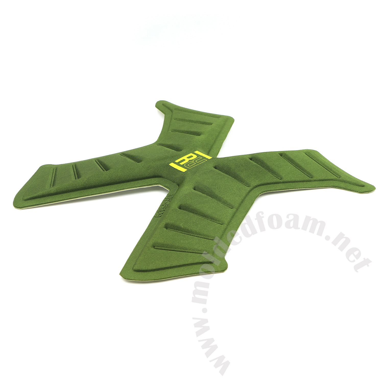Composite compression molding EVA panel for Ion Radium Waist Harness front part