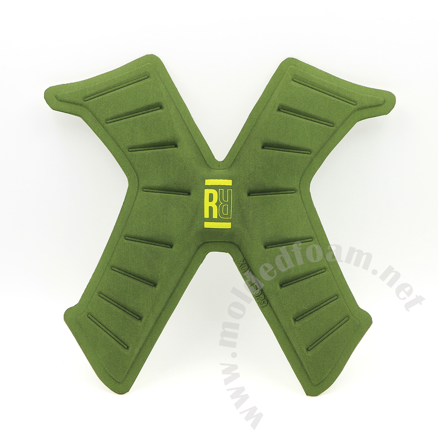 Composite compression molding EVA panel for Ion Radium Waist Harness front part
