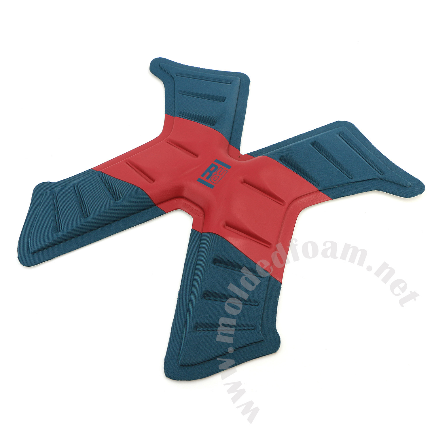 Compression forming EVA Lycra panel for Ion Radium Waist Harness decoration part