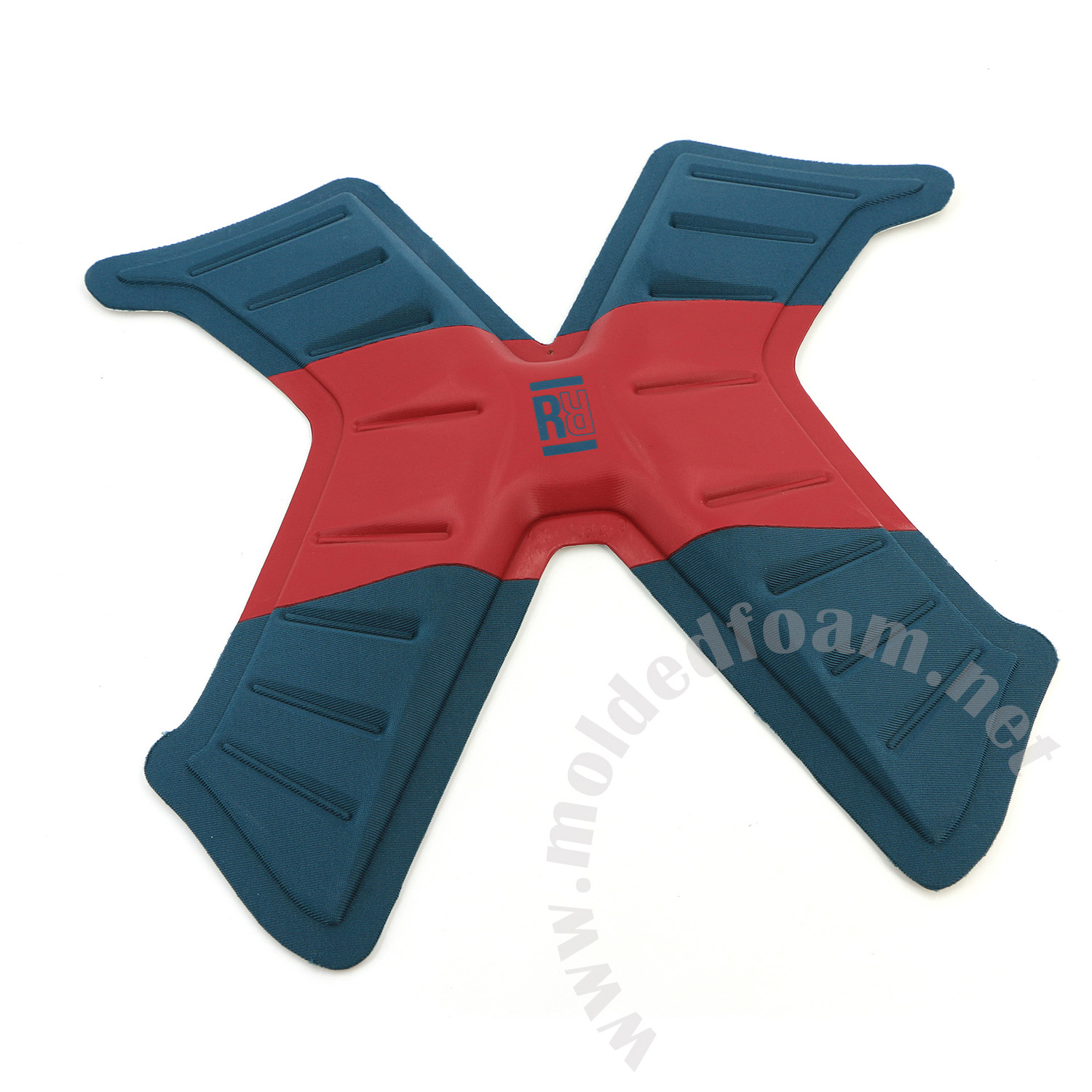 Compression forming EVA Lycra panel for Ion Radium Waist Harness decoration part