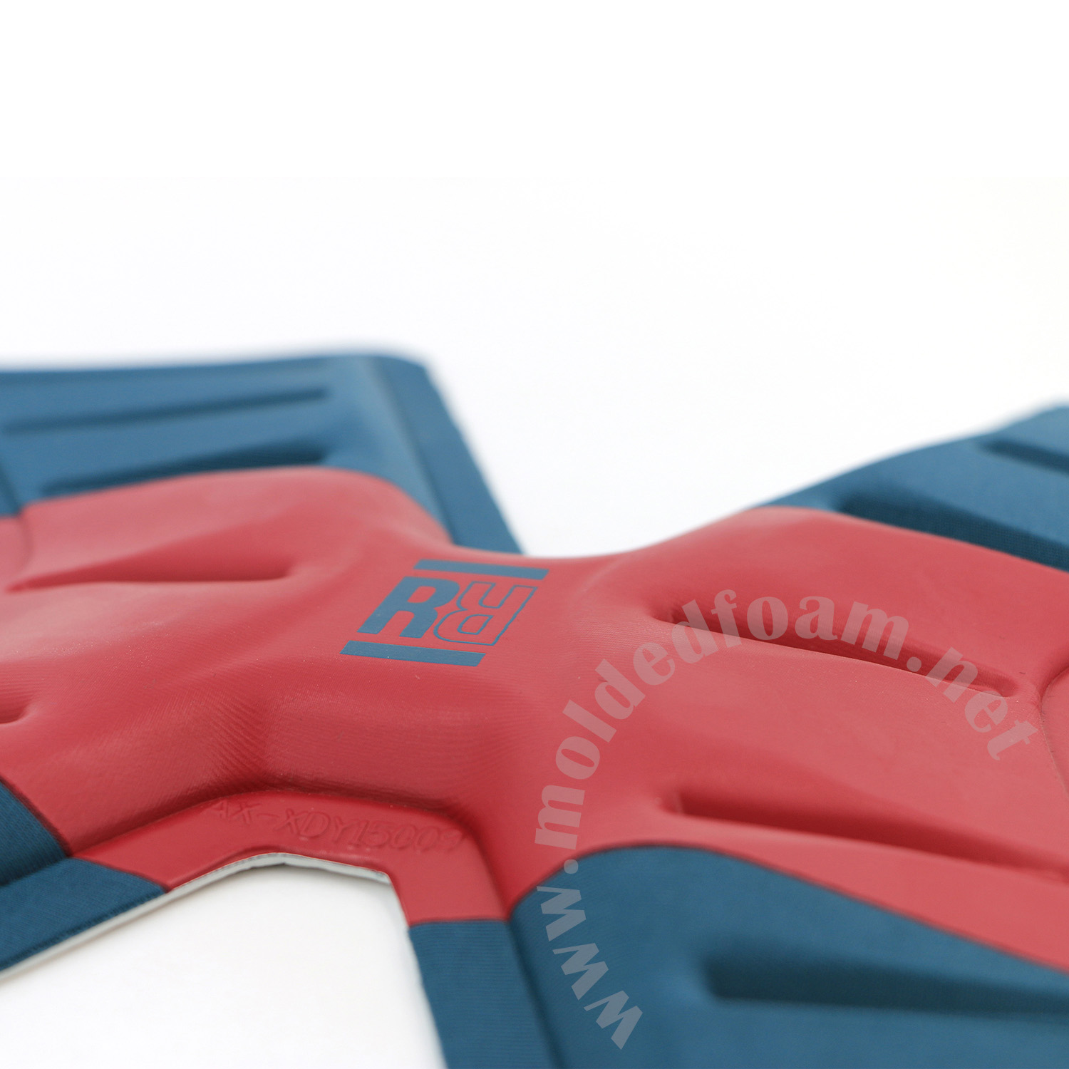 Compression forming EVA Lycra panel for Ion Radium Waist Harness decoration part