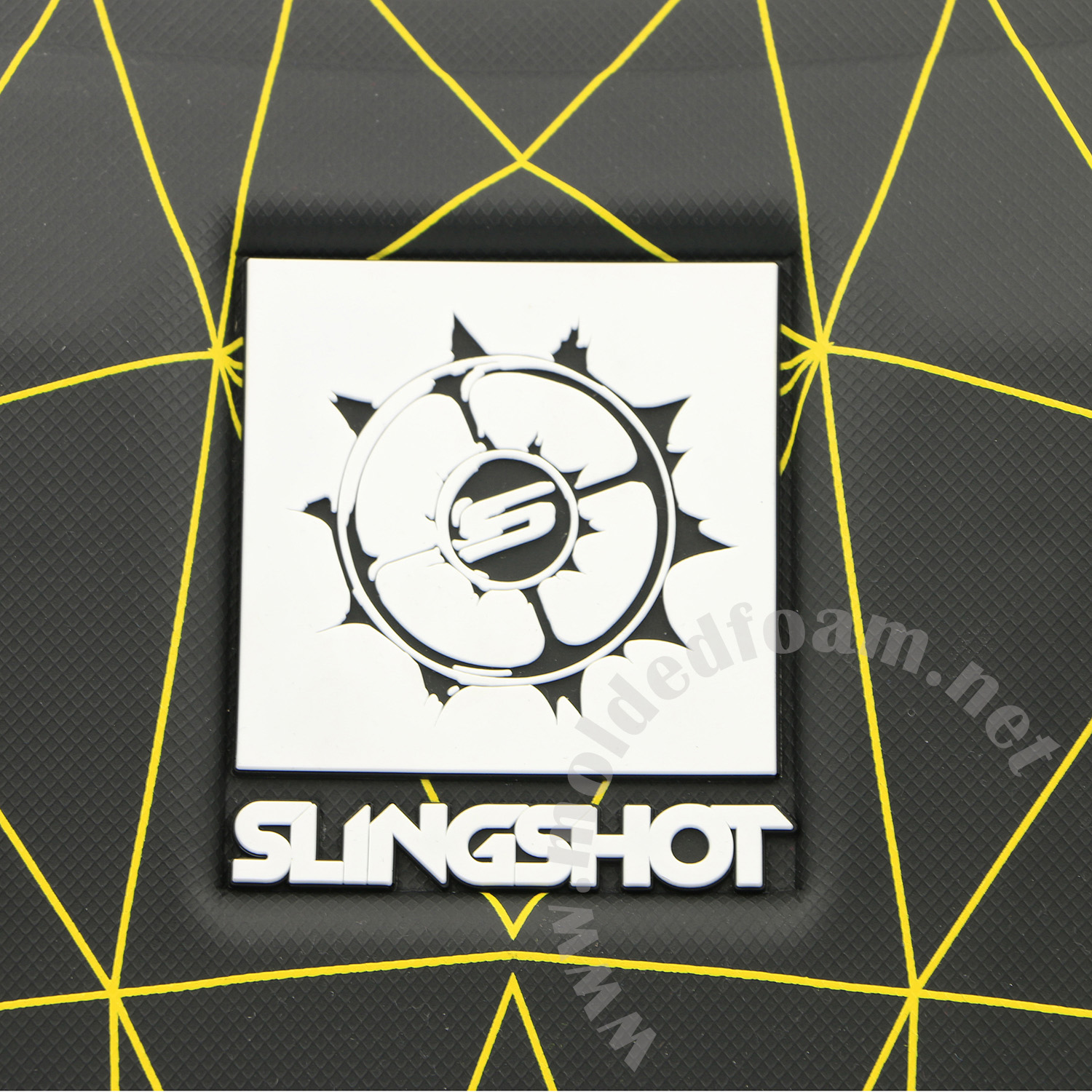 Compression molded eva for SLINGSHOT harness front panel 