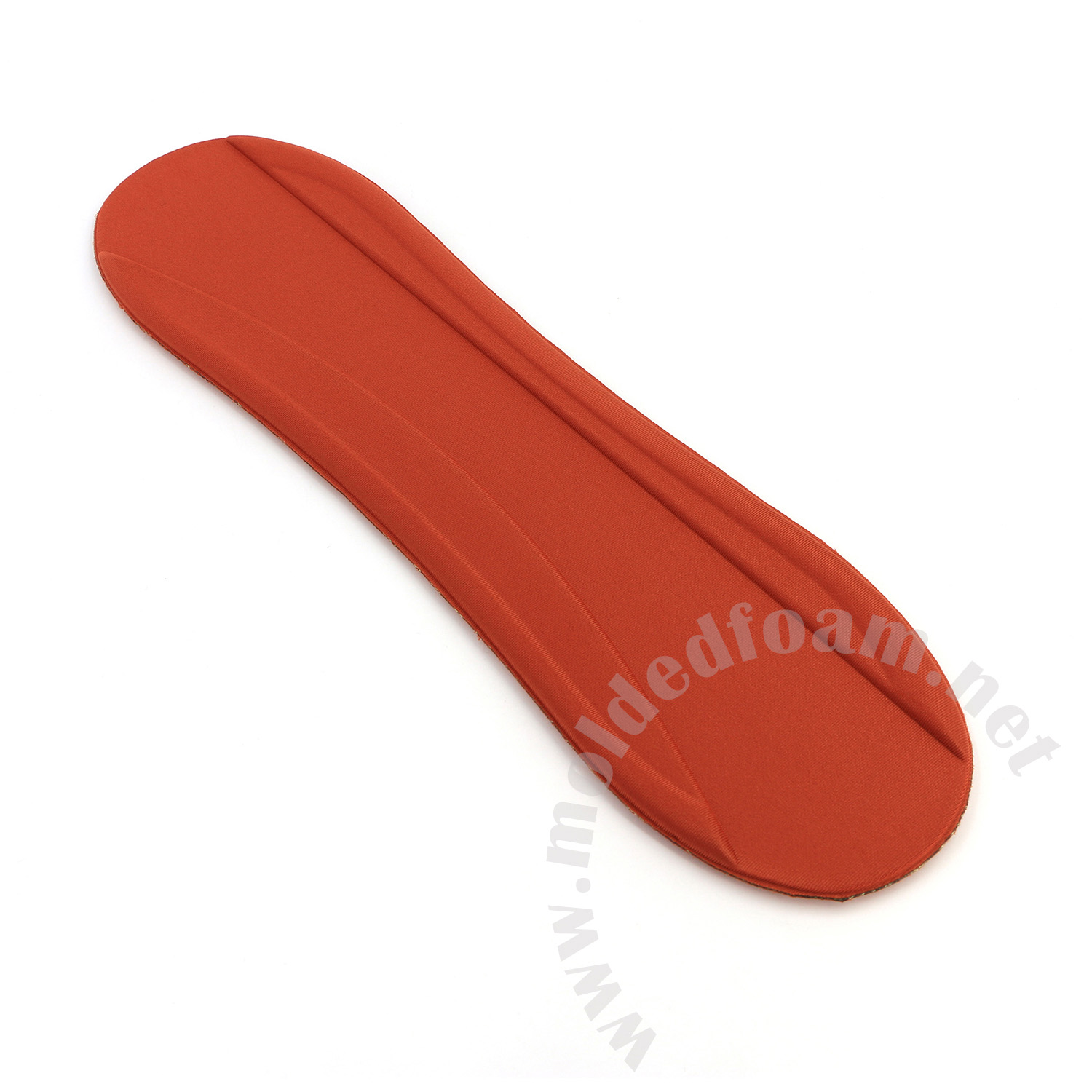 Compression molded soft EVA foam for Kitesurf Harness spreader bar with spandex fabric coating