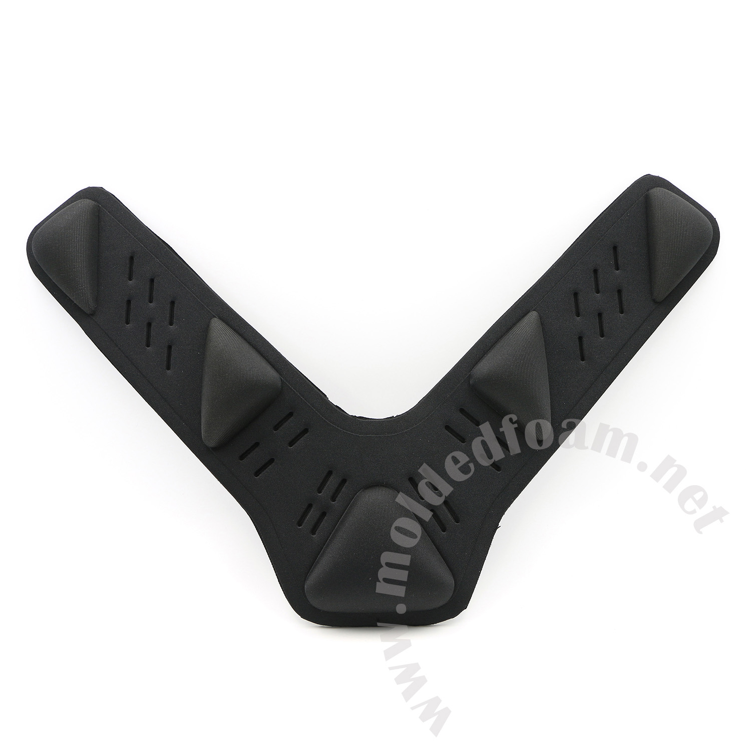 Mould V shaping foam back support for branded windsurf Footstrap
