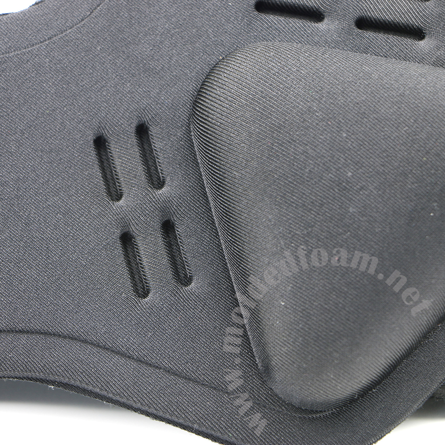 Mould V shaping foam back support for branded windsurf Footstrap