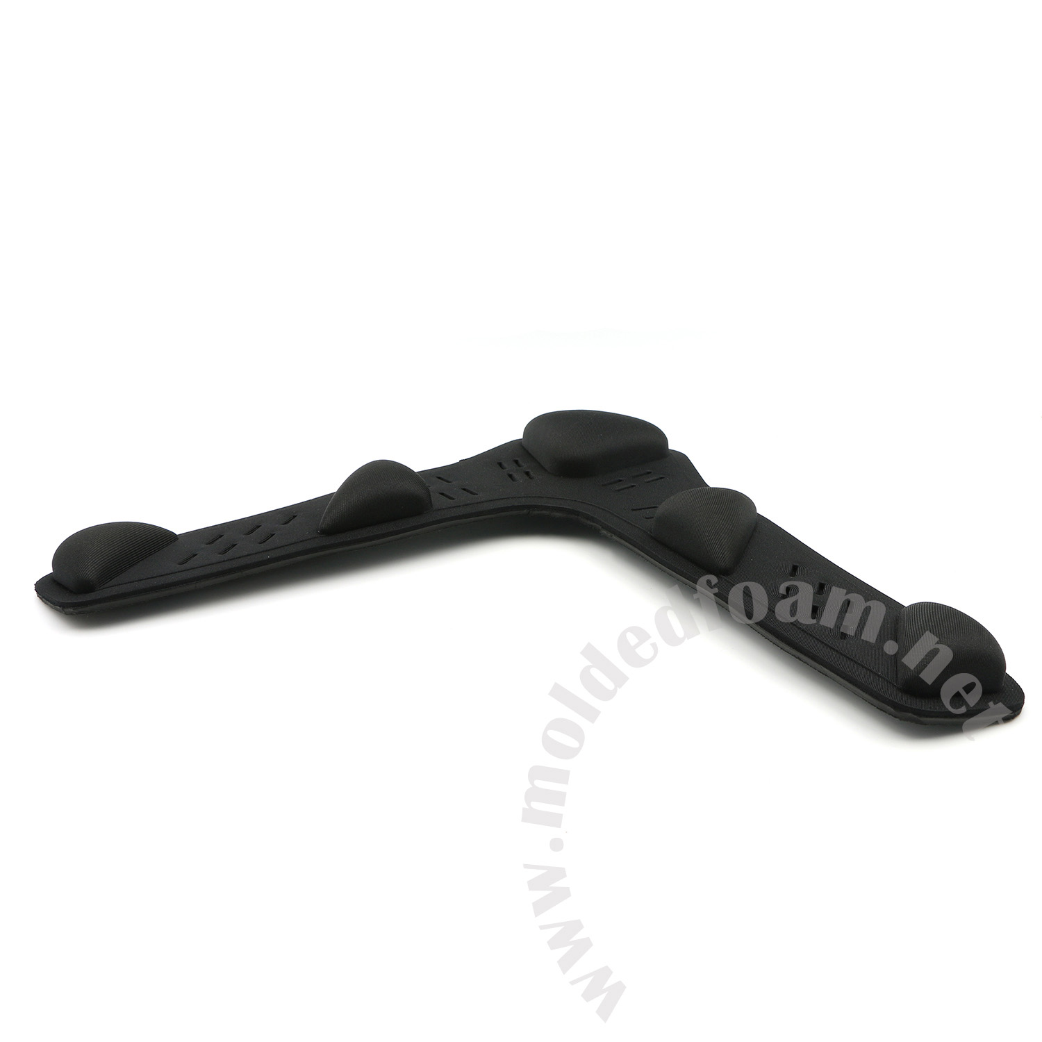 Mould V shaping foam back support for branded windsurf Footstrap