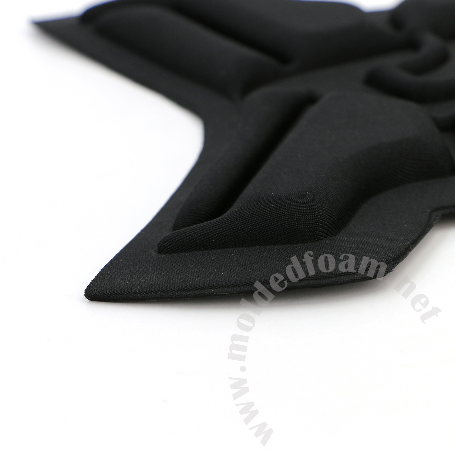 Heat compression molded soft EVA X shaped for Kiteboard surfing harness inner back support