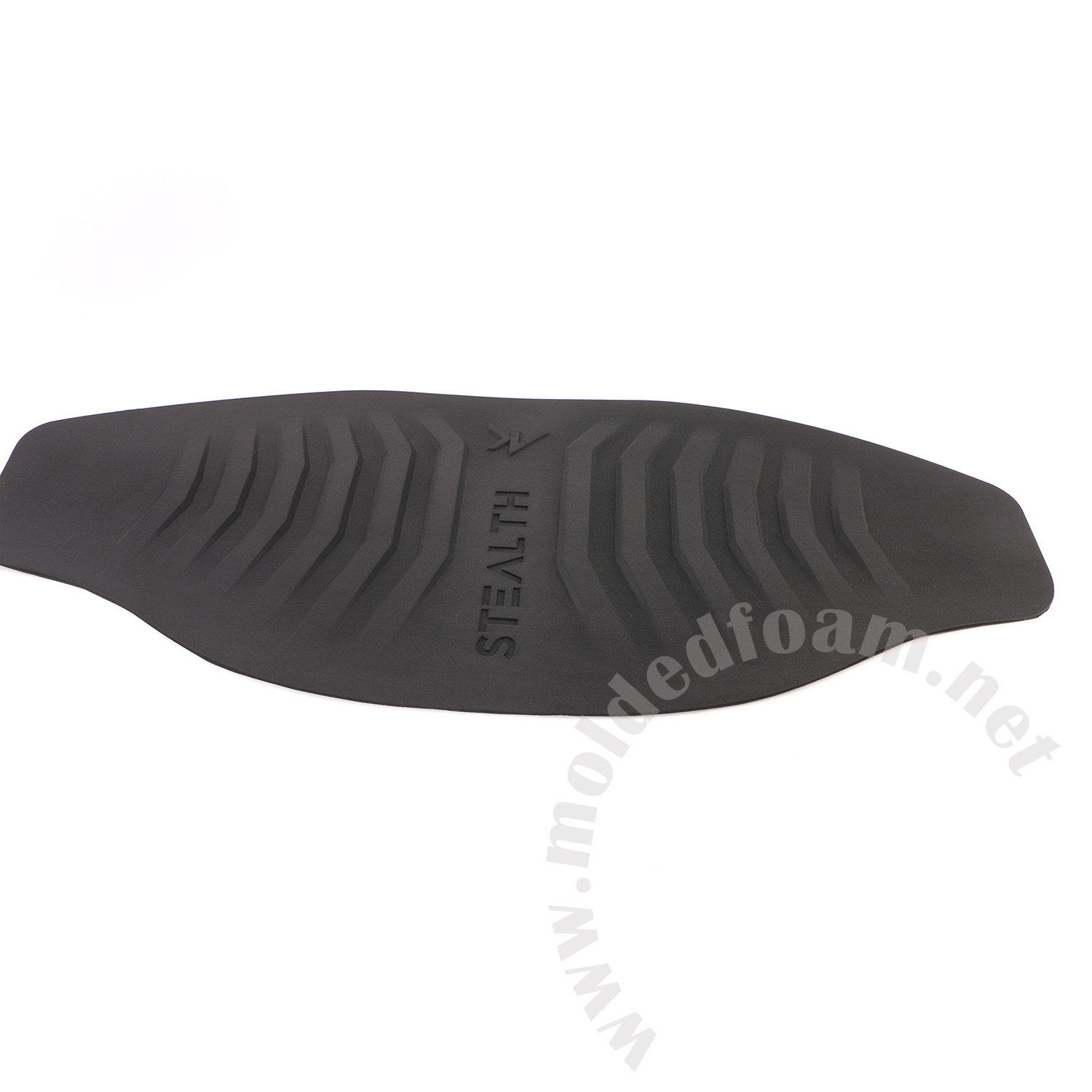 spandex coated eva moulding panel with embossed and debossed logo for AIRUSH AK Harness inner skin