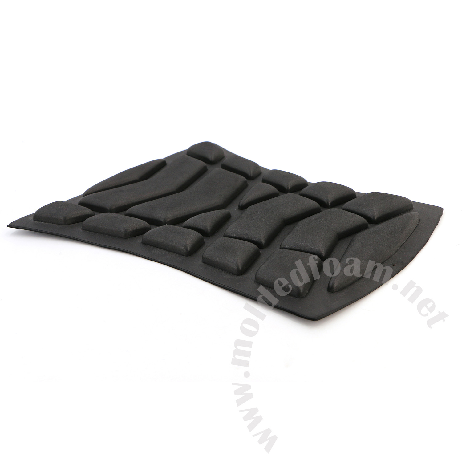 Molded high flexibility EVA foam section for dakine kitesurf harness inner skin
