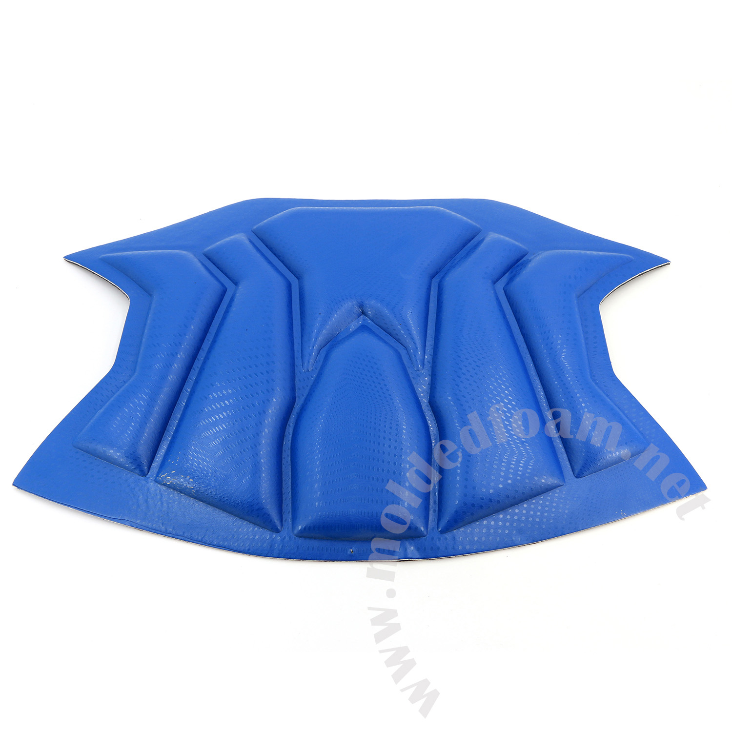 Molded PU EVA foam for GAASTRA windsurf harness front panel in royal blue carbon fiber pattern