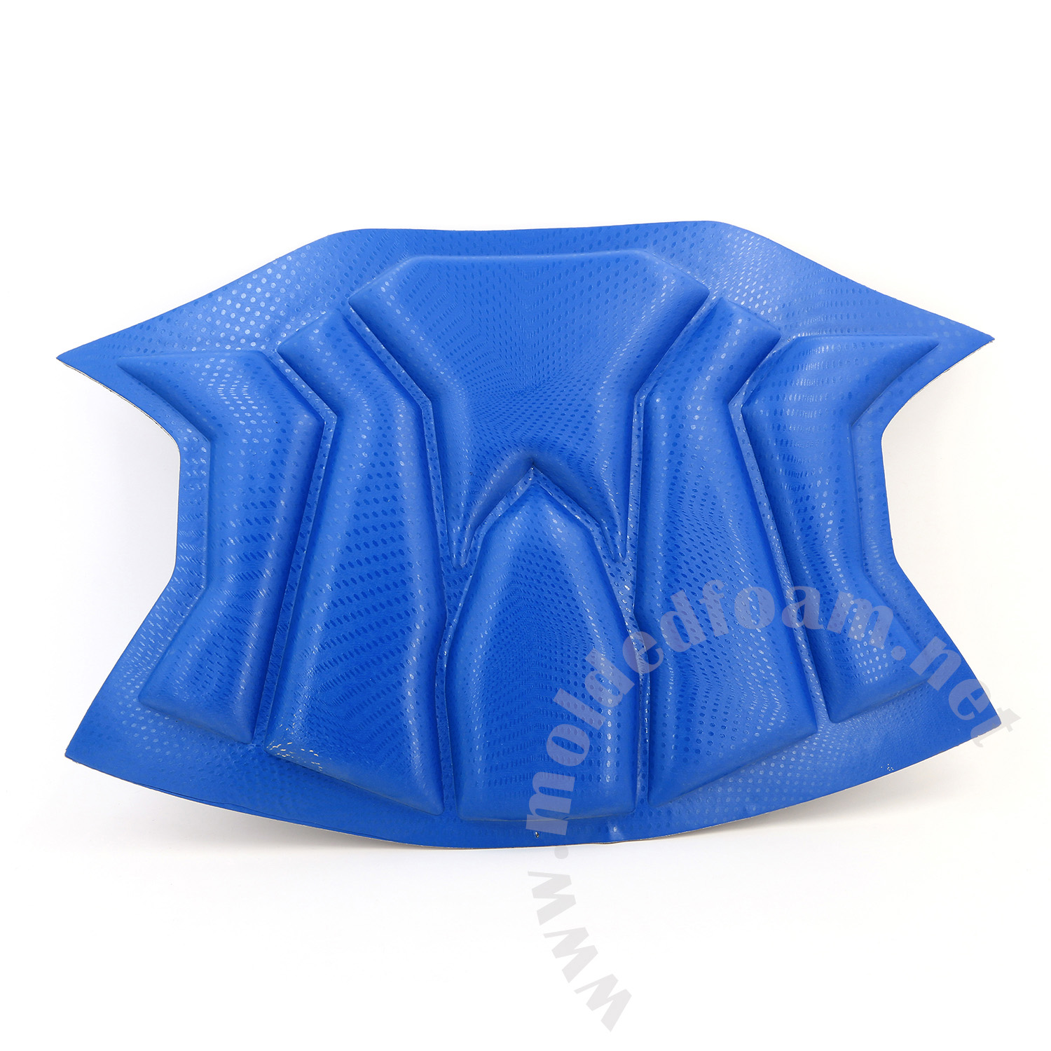 Molded PU EVA foam for GAASTRA windsurf harness front panel in royal blue carbon fiber pattern