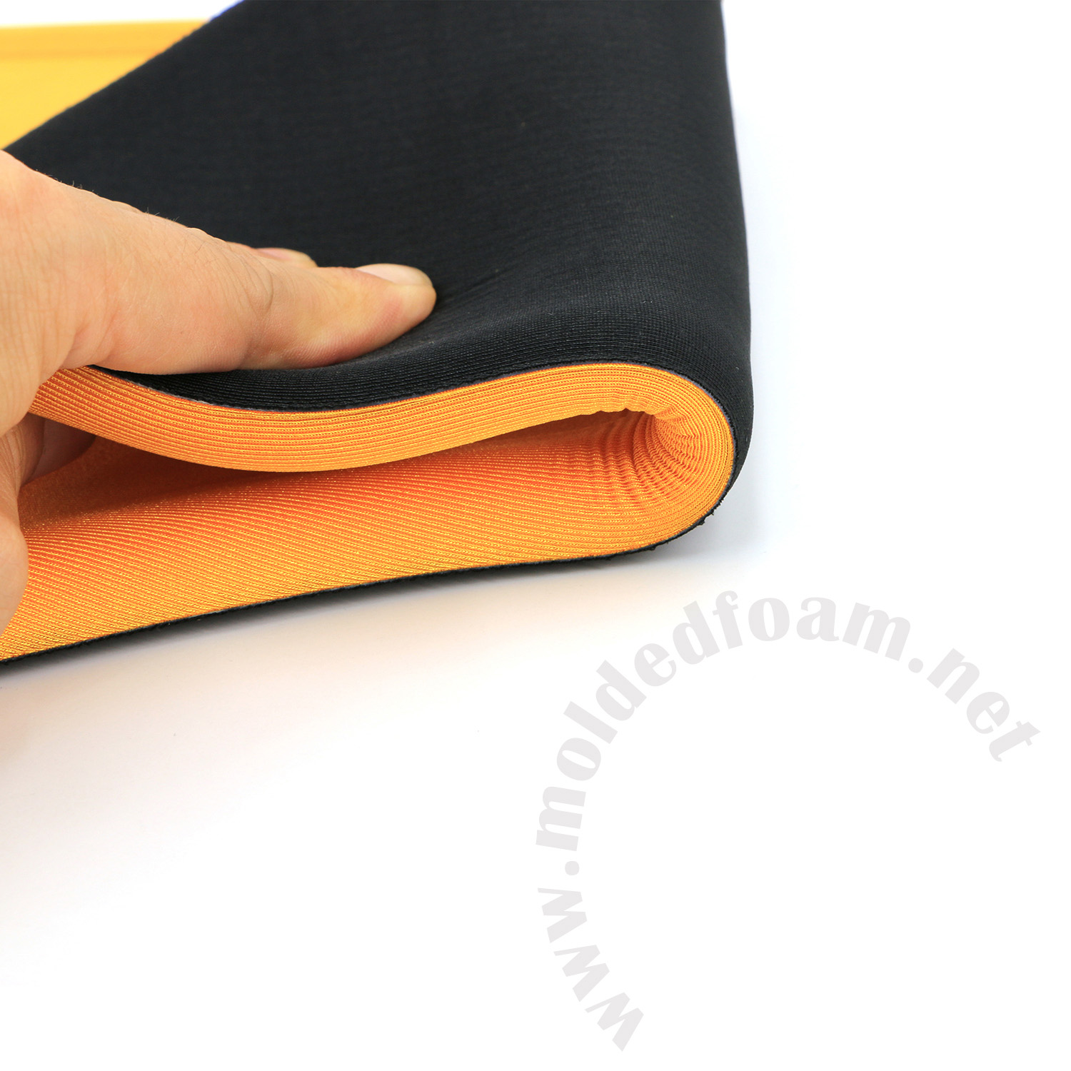 Compression molded durable EVA foam for kitesurf harness inner part with lycra coated