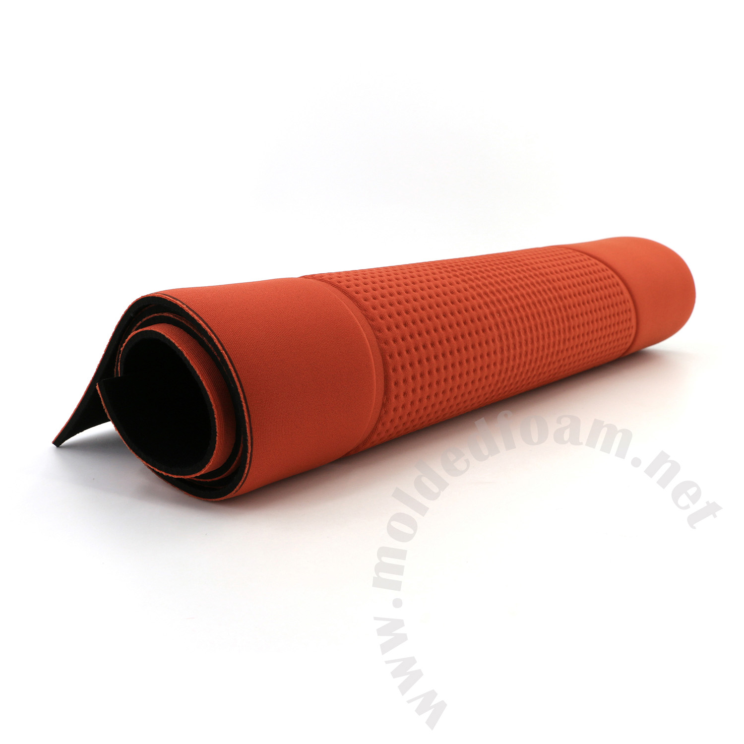 Heat compression molded neoprene panel for manera harnesses inner skin