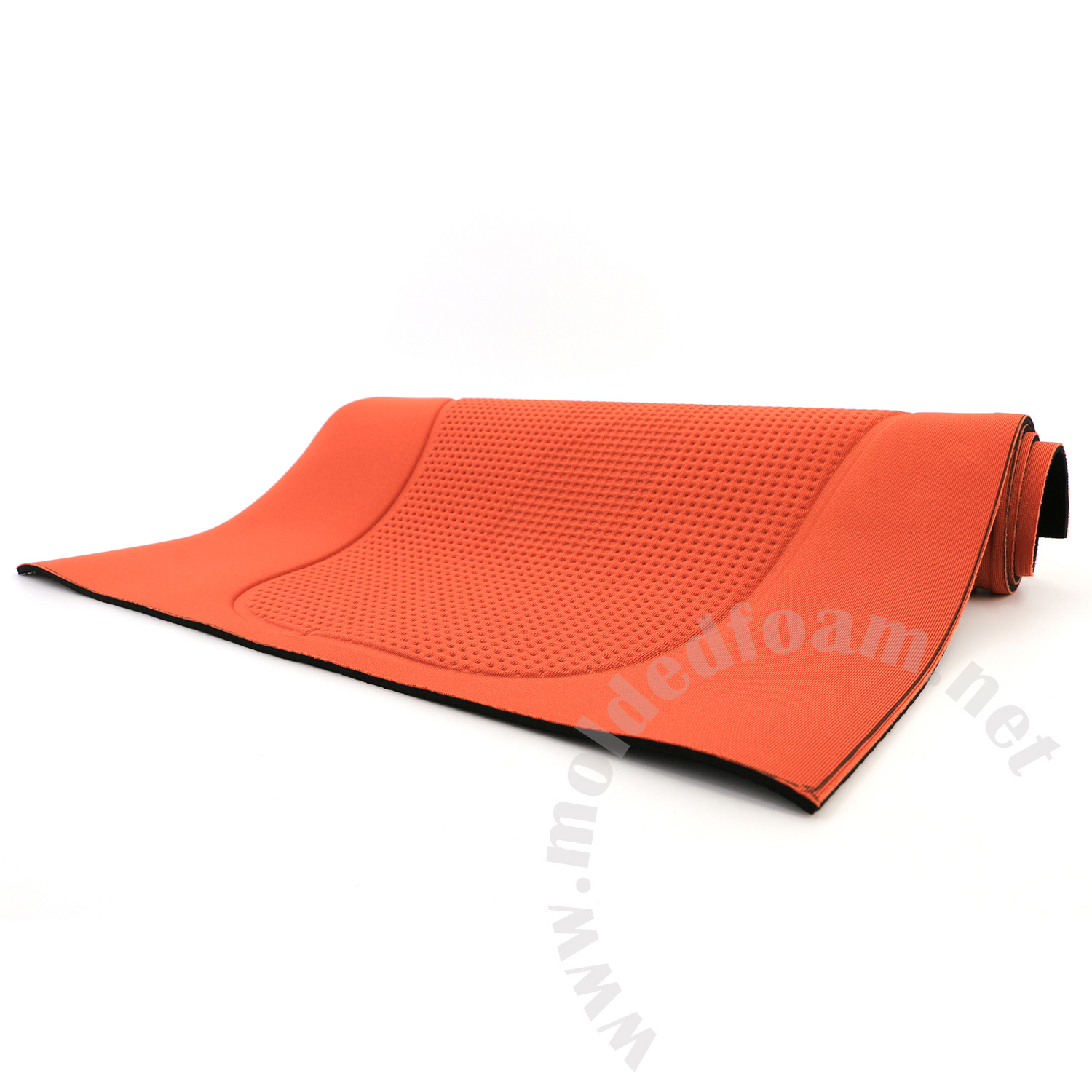 Heat compression molded neoprene panel for manera harnesses inner skin