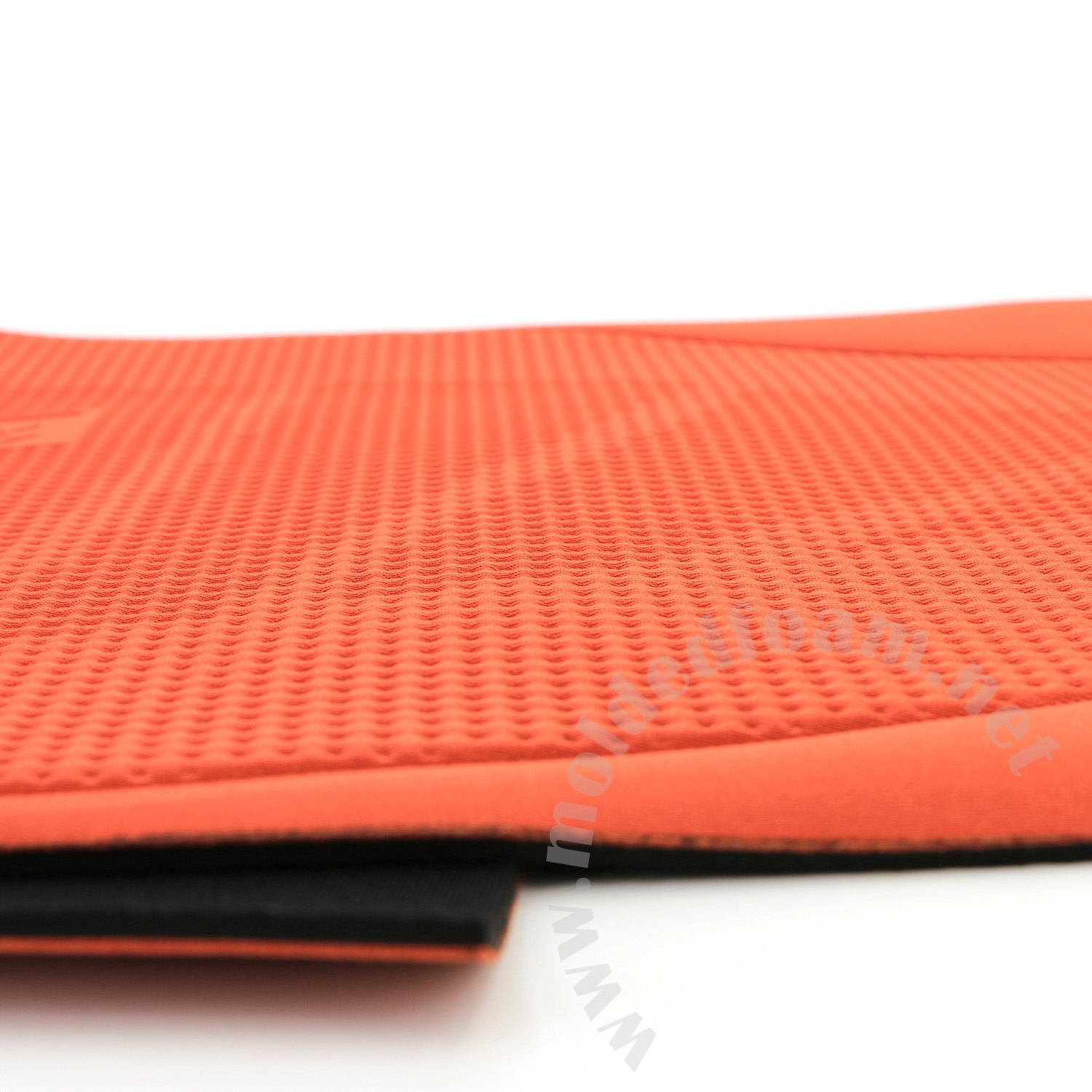 Heat compression molded neoprene panel for manera harnesses inner skin