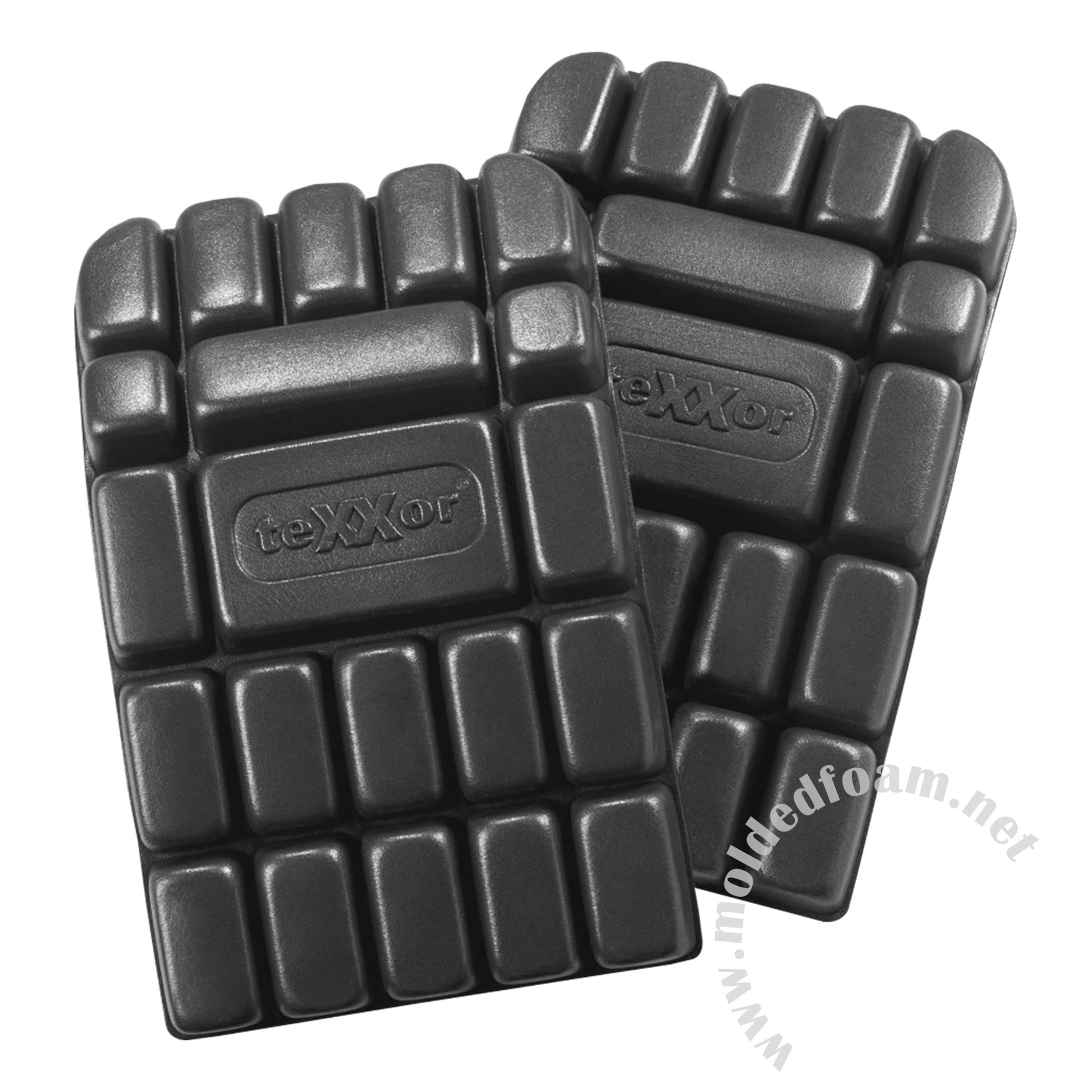 High density mould shaping foam for workpants protective knee pads