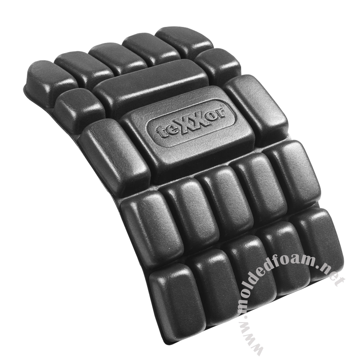 High density mould shaping foam for workpants protective knee pads