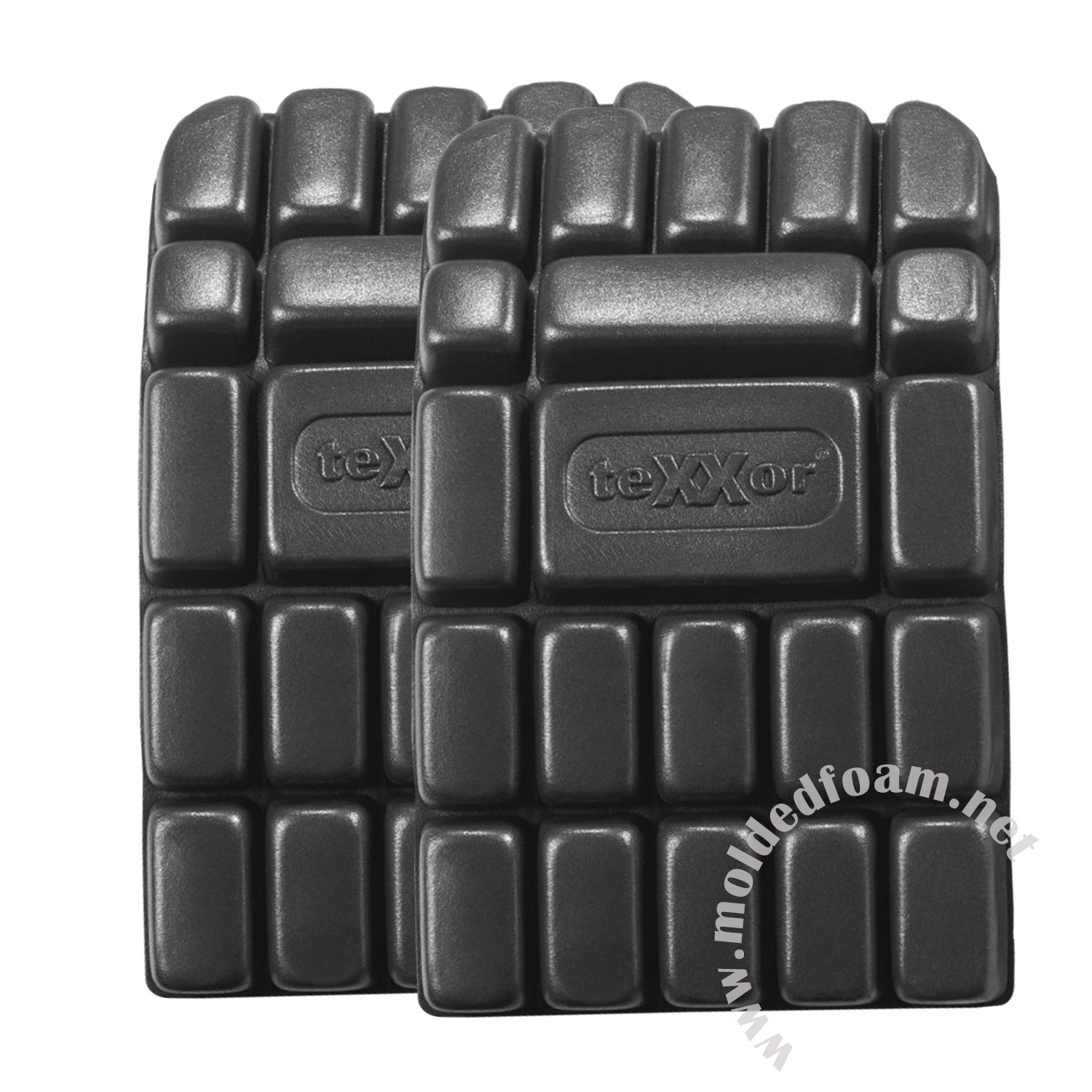 High density mould shaping foam for workpants protective knee pads