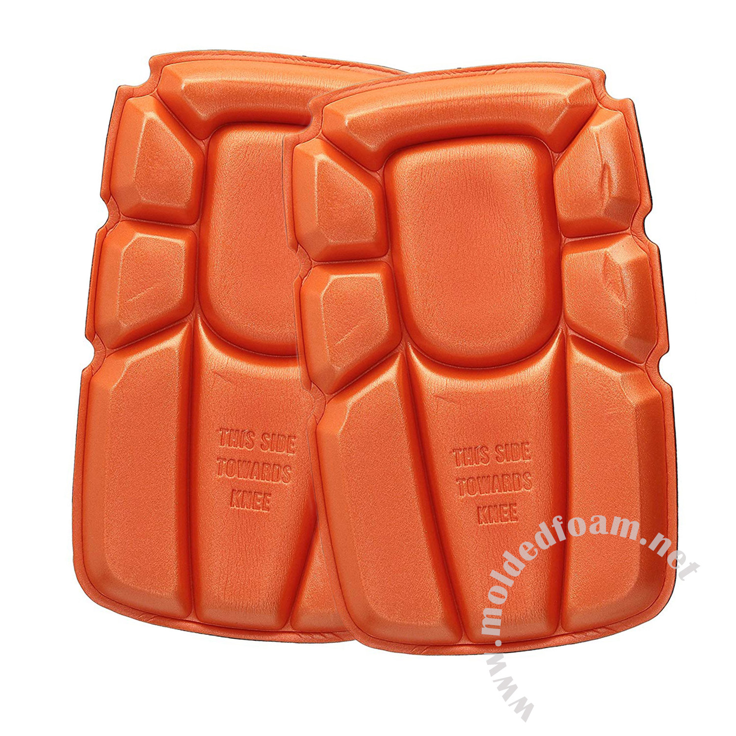 Hot compression molding closed cell PU foam