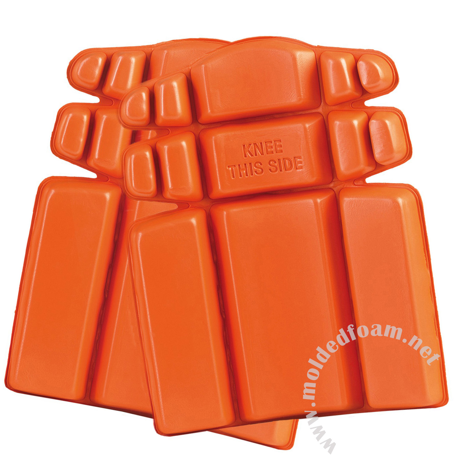 Compression molded parts of High elastic foam
