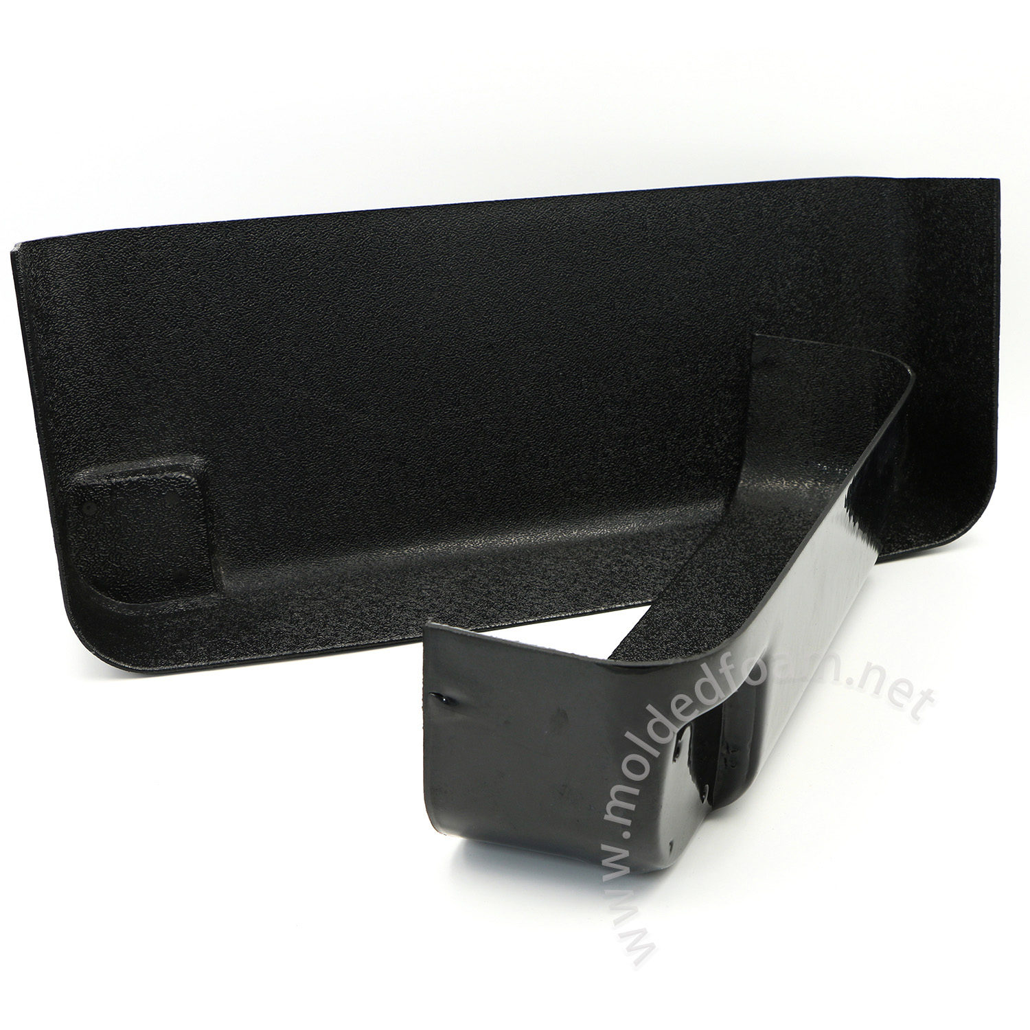 Hot press molded ABS plastic components for Luggage case wheel housing connection panel