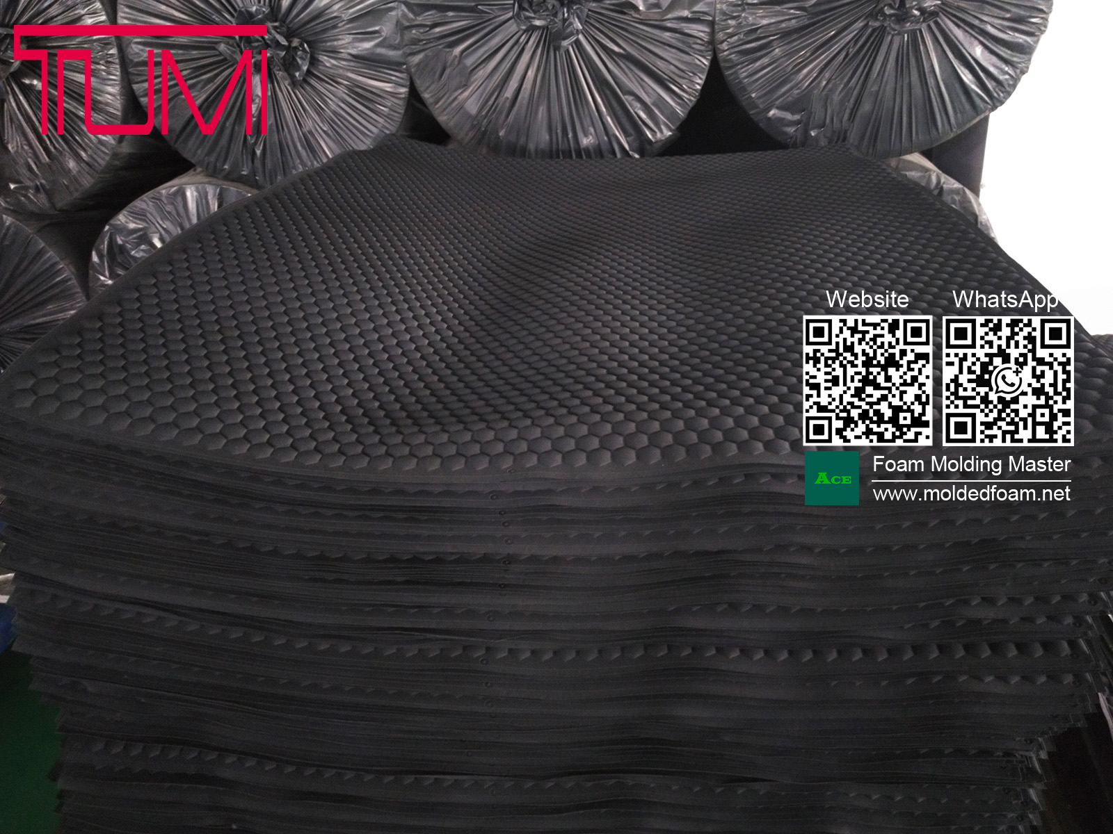 Custom Heat compression sponge pad workshop