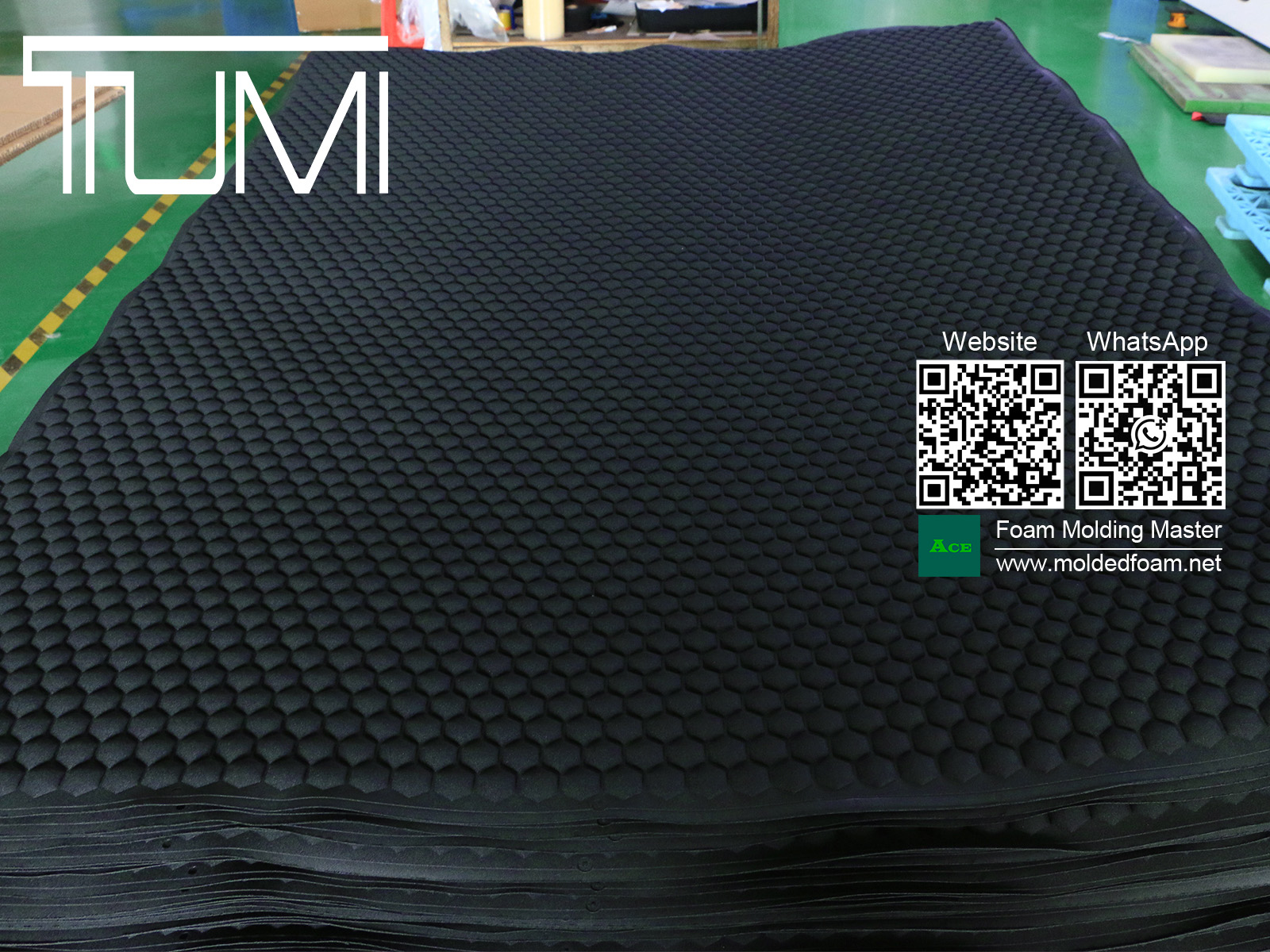 Custom Heat compression sponge pad workshop